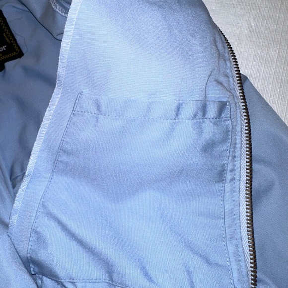 Men's VINTAGE IZOD Alligator Preppy Jacket Pale Blue ~ Small - Picture 6 of 10
